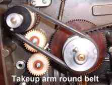 16MM EIKI SSL Projector Belt,1 Orange Motor Belt,EIKI Ribbed 16mm Belt,#322 